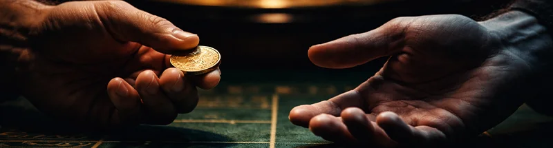 Speler voor een legaal Belgisch online casino op laptop — kun je rijk worden met gokken?