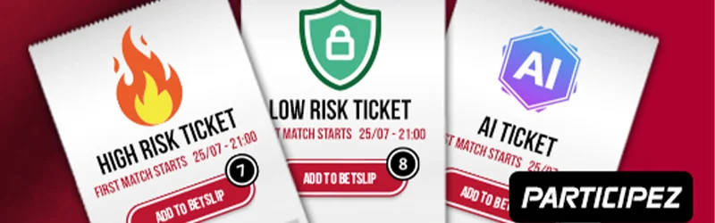 Ticket quotidien Daily Ticket Hub sur Betcenter avec une sélection de matchs et cotes sur ce site paris sportif Belgique.