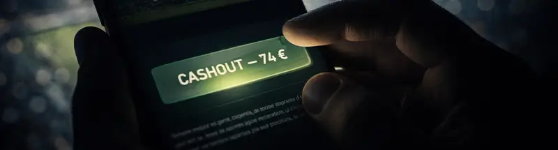 Cashout aux paris sportifs des bookmakers légaux ANJ en France.
