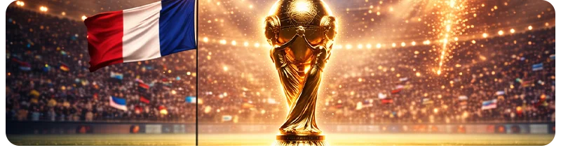 Comparatif des meilleurs bookmakers ANJ pour parier sur la Coupe du Monde 2026.