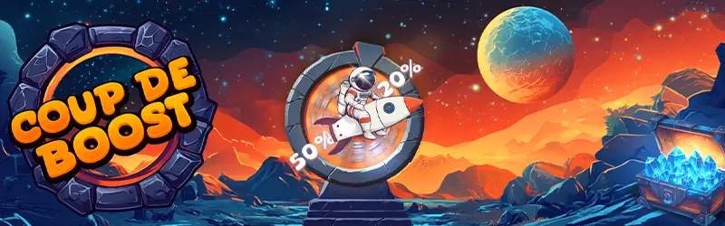 Coup de Boost Betsson — tournez la roue pour booster vos gains sur paris sportifs.