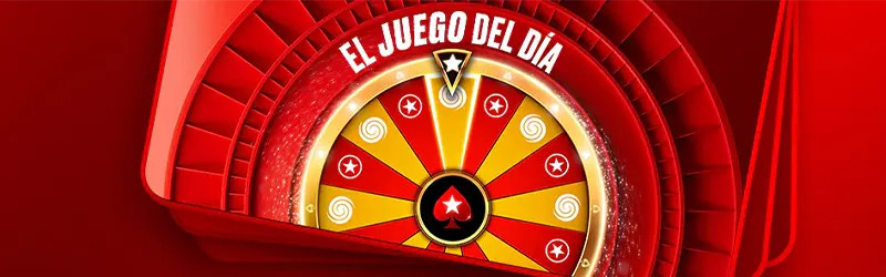 Ruleta de El Juego Del Dia en PokerStars.es con premios en efectivo y giros gratis.
