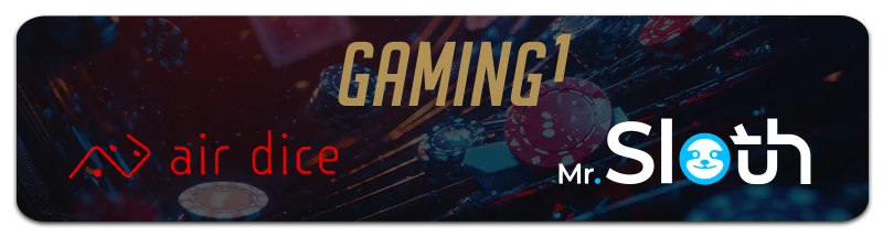 Logos Gaming1, Air Dice et Mr. Sloth — les trois fournisseurs belges de jeux de casino en ligne agréés CJH