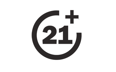 Pictogram 21+ dat eraan herinnert dat kansspelen in België verboden zijn onder 21 jaar